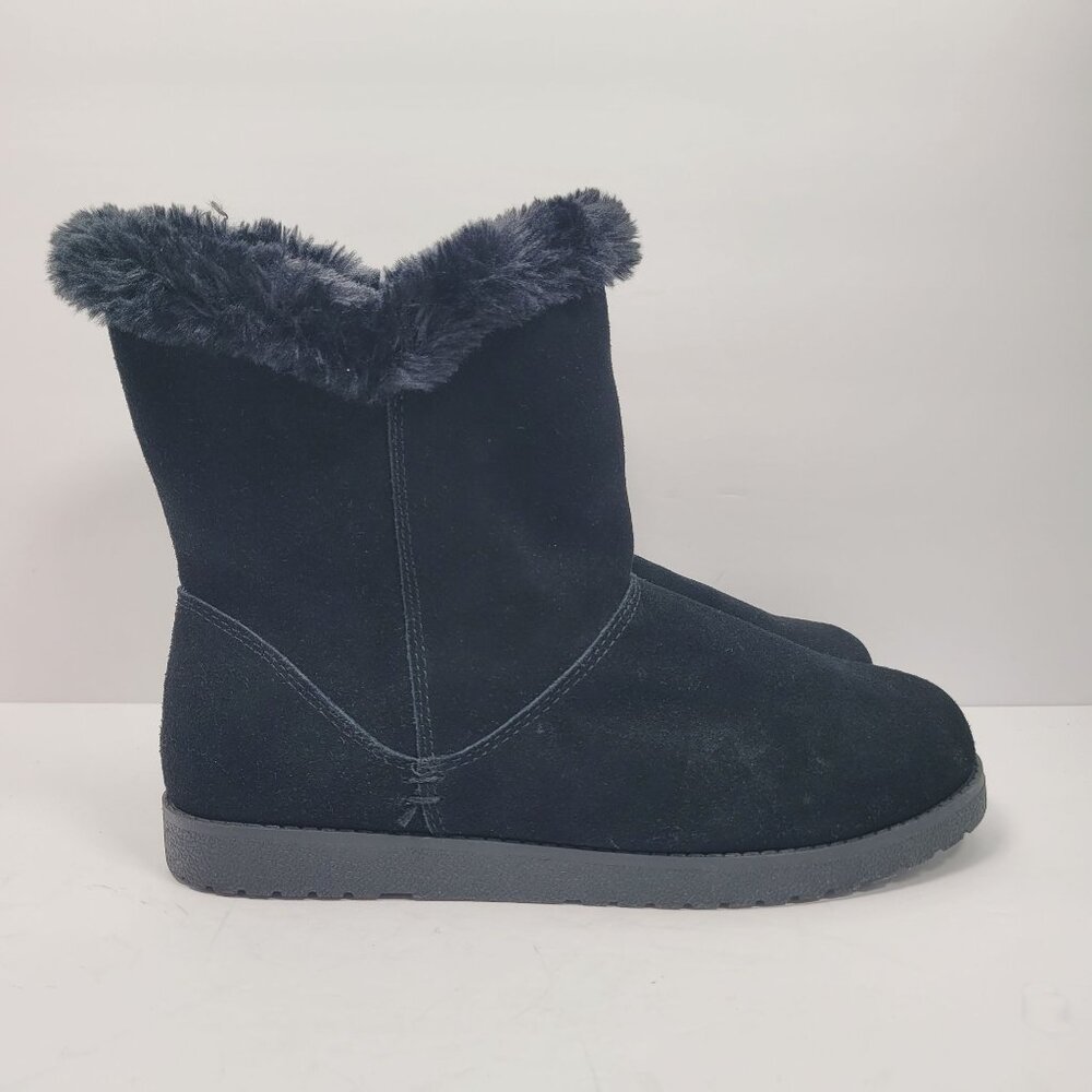 Universal Thread Claudia Short Women's Black Shearling Style Boots US Size 11